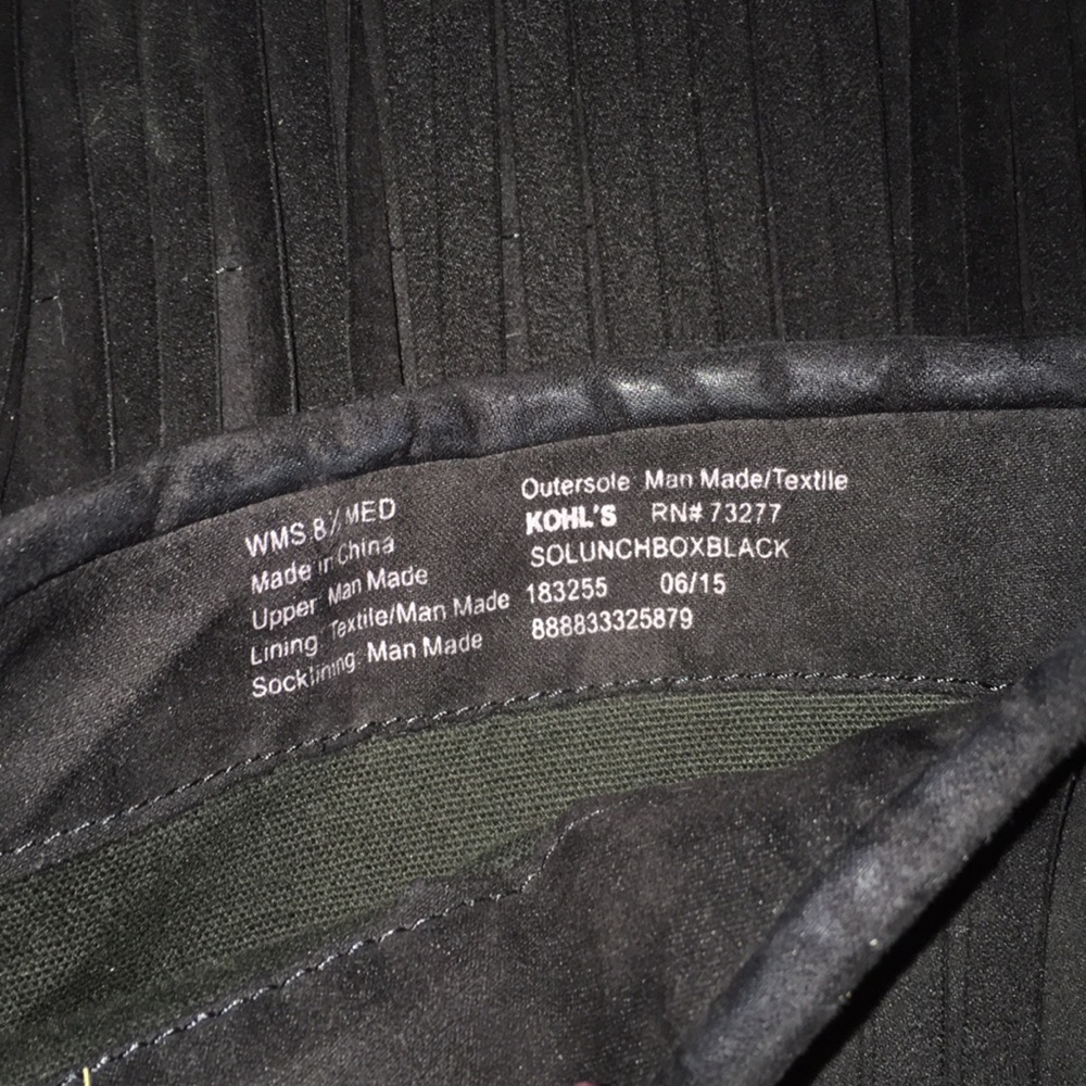 Black Fringe Boots - Picture 5 of 5